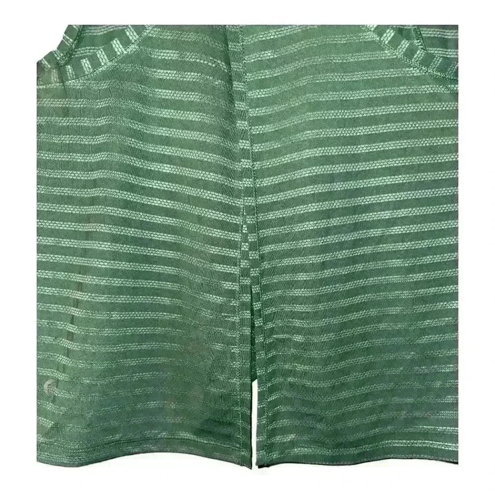 Zyia Active Split Back Green Tank Tank, Medium (Est.) - Picture 6 of 10